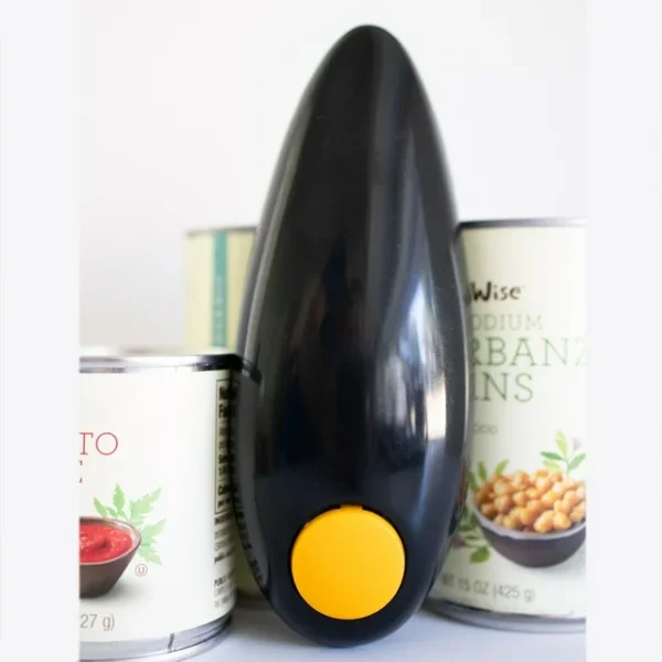 Electric Can Opener (Pack of 2): Effortless One-Touch Operation with Safety Magnetic Function - Perfect Kitchen Gadget for Seniors and Arthritis Relief - Image 3